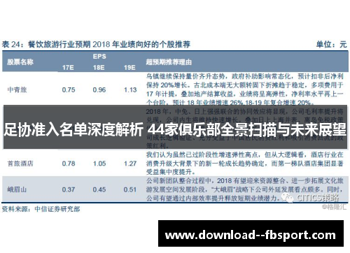 足协准入名单深度解析 44家俱乐部全景扫描与未来展望